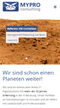 Mobile Screenshot of mypro.de